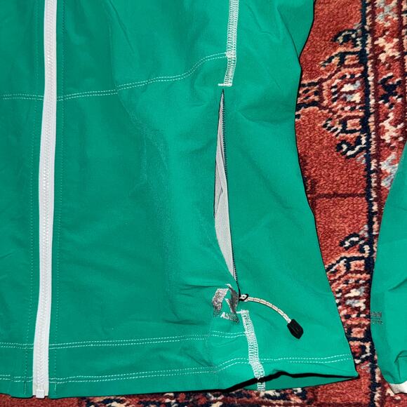 First Ascent Women's S Bright Green Zip-Front Lightweight Soft Shell Jacket - Picture 3 of 7